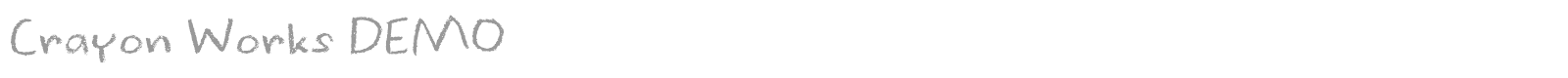 Crayon Works font preview